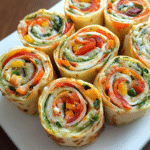 Vegetable Tortilla Roll Ups: Easy, Colorful, and Customizable Party Appetizer