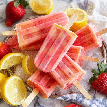 Strawberry Lemonade Popsicles – Healthy Summer Treat Recipe