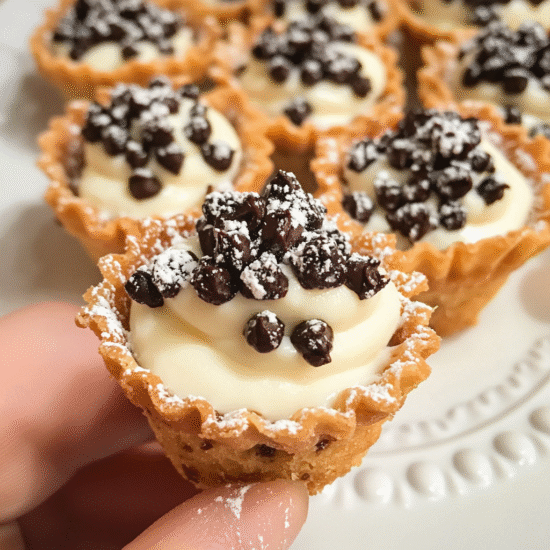 Mini Cannoli Cups - skilledcooks
