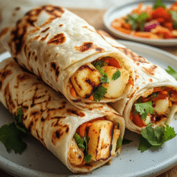 Sweet Chili Halloumi Wraps: Easy, Flavorful & Vegetarian-Friendly Recipe