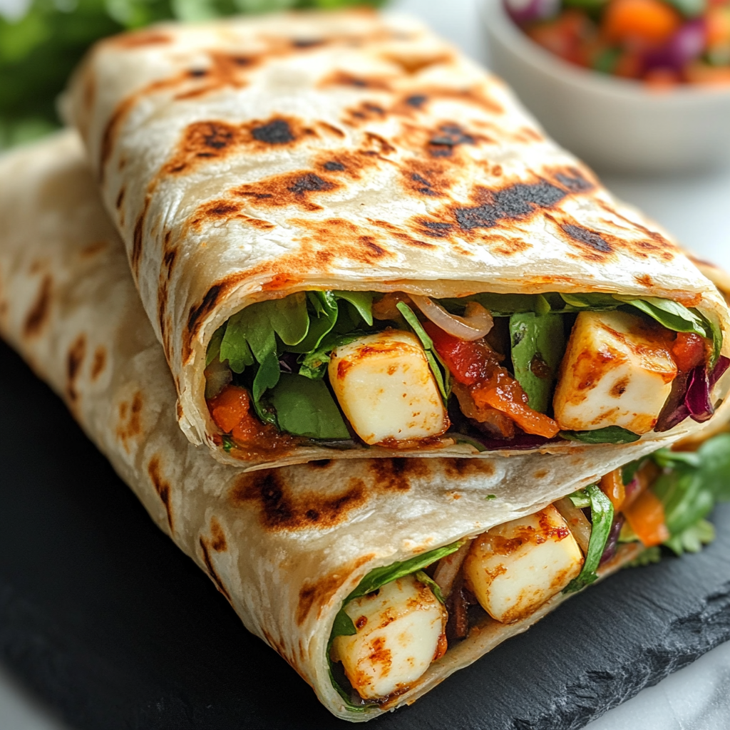 Sweet Chili Halloumi Wraps: Easy, Flavorful & Vegetarian-Friendly Recipe
