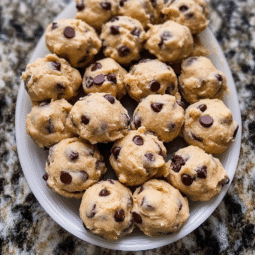 Chocolate Chip Cottage Cheese Cookie Dough Bites: High-Protein, No-Bake Snack