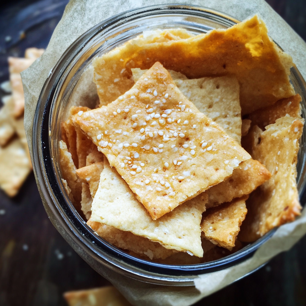 Crispy Sourdough Discard Crackers – Easy Zero-Waste Snack Recipe