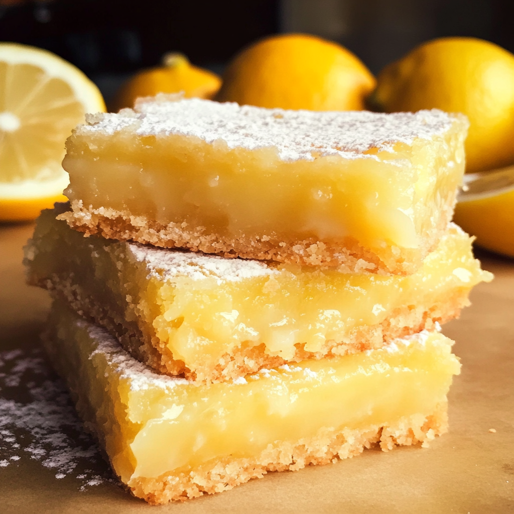 Easy Lemon Brownies – Moist, Tangy & Perfectly Glazed Dessert Bars