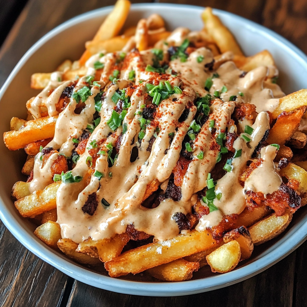 Louisiana Voodoo Fries Recipe – Spicy Cajun Cheese Fries with Ranch