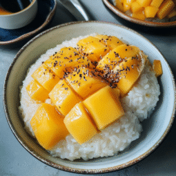 Authentic Mango Sticky Rice Recipe – Thai Dessert with Coconut & Mango
