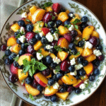 Blueberry Peach Feta Salad – Fresh, Sweet, and Savory Summer Salad Recipe