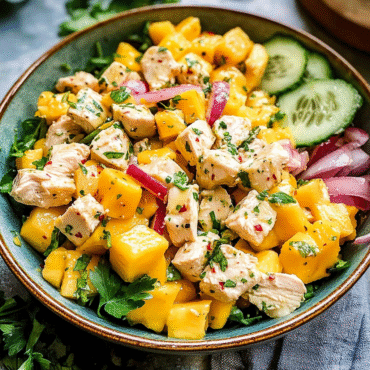 Fresh & Healthy Mango Chicken Salad Recipe (Easy + Flavorful)