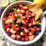 Easy Fruit Salsa with Cinnamon Chips – Sweet, Fresh & Perfect for Parties
