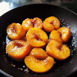 Pan Fried Peaches Recipe – Quick, Easy & Caramelized Summer Dessert