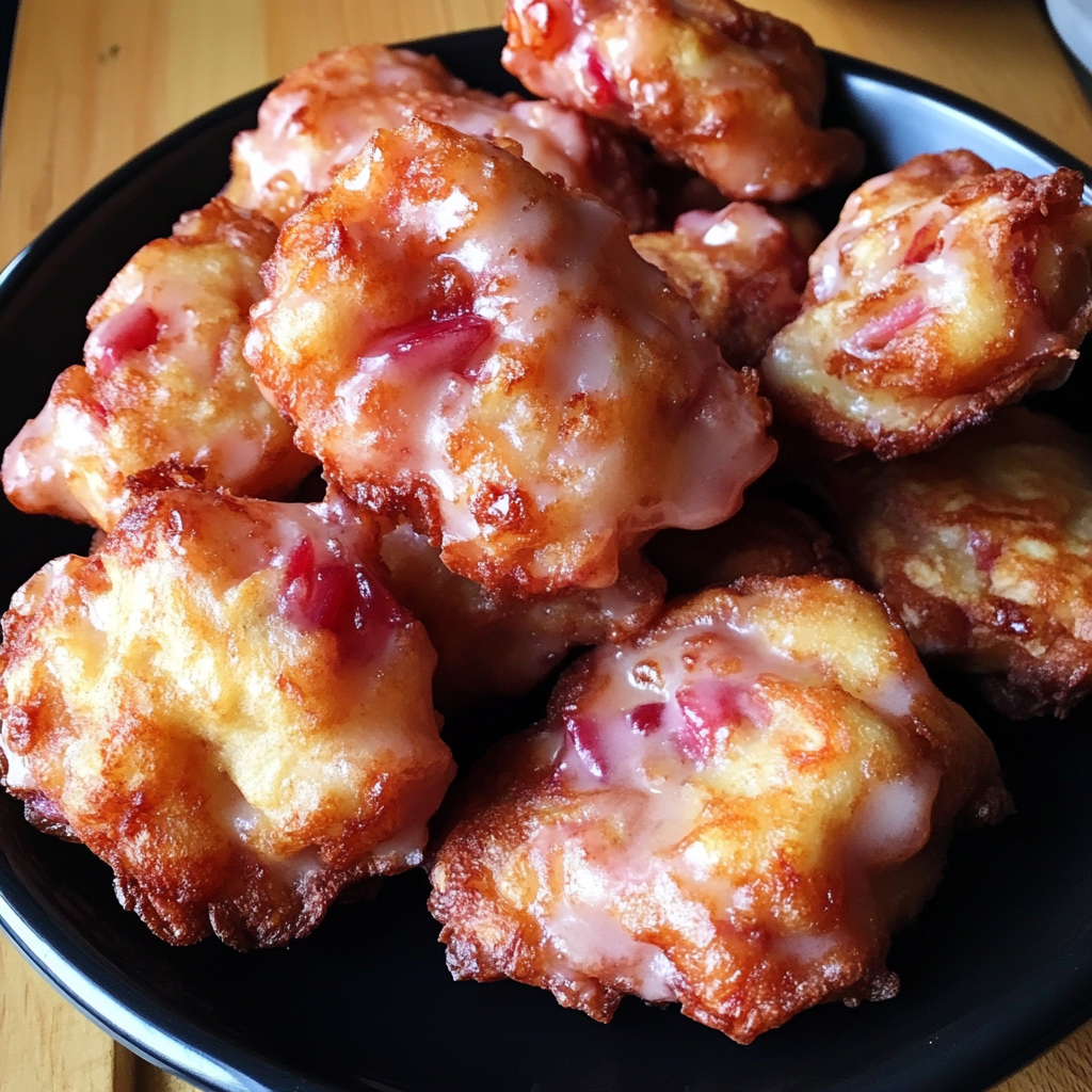 Crispy Rhubarb Fritters Recipe – Sweet, Tart & Easy to Make at Home