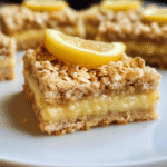 Lemon Oatmeal Crumble Bars – Easy, Creamy, and Zesty Dessert Recipe