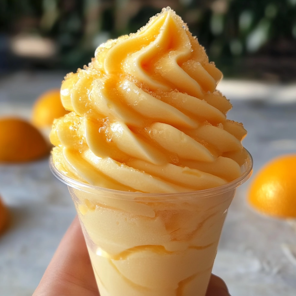 How to Make Orange Dole Whip at Home – Vegan, Creamy & Easy Dessert Recipe