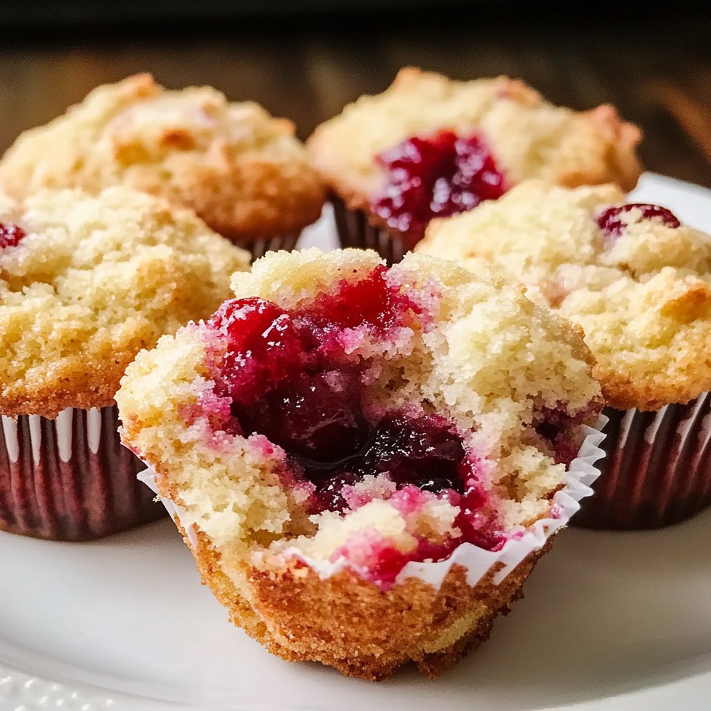 Cherry Cobbler Muffins – Easy Recipe with Streusel Topping