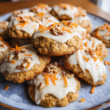 Carrot Cake Cookies Recipe – Soft, Chewy & Frosted Treats