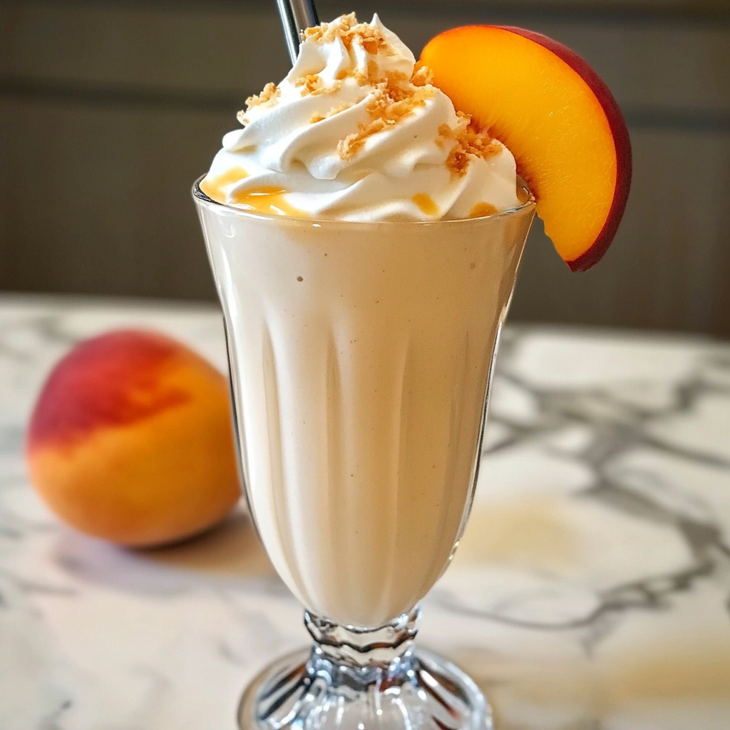 Copycat Chick-fil-A Peach Milkshake Recipe – Creamy, Fruity, and Easy to Make