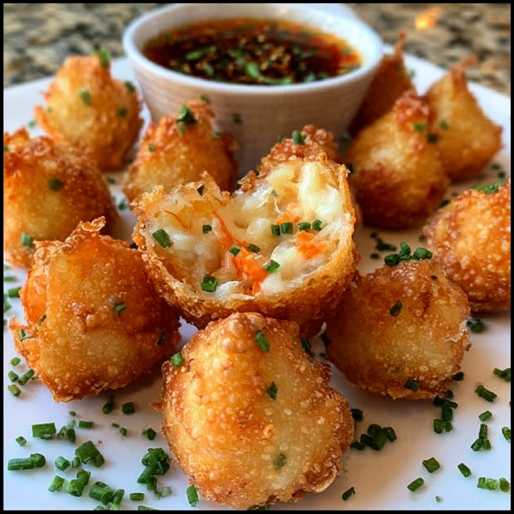 Crab Rangoon Bombs – Crispy, Creamy, and Irresistible Party Appetizer Recipe