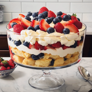 4th of July Trifle Recipe – Easy Patriotic Dessert with Berries & Cream