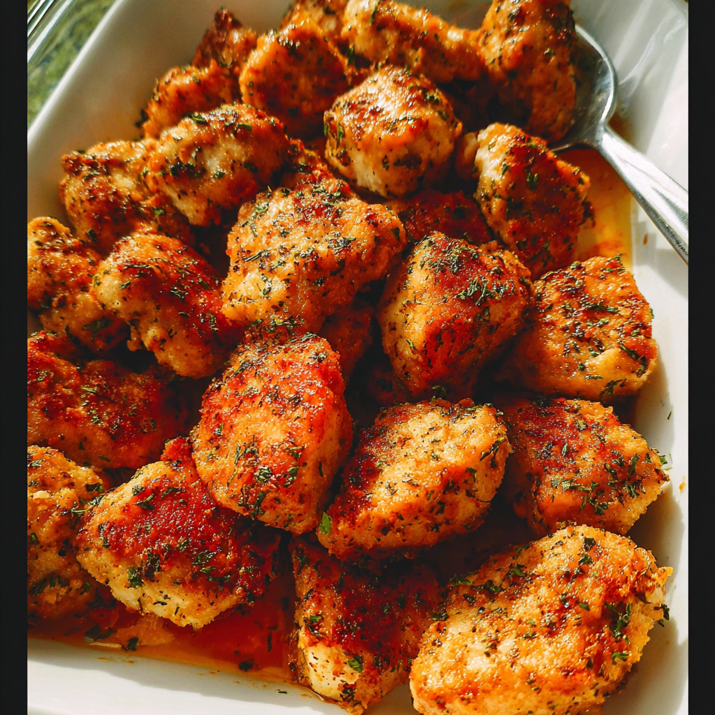 Easy Oven Baked Chicken Bites | Crispy, Juicy & Healthy Recipe