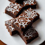 Spiderweb Chocolate Brownies – Fudgy Halloween Treat with Easy Web Design