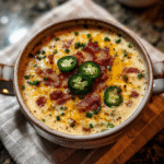 Creamy Jalapeño Popper Soup Recipe | Spicy, Cheesy & Comforting