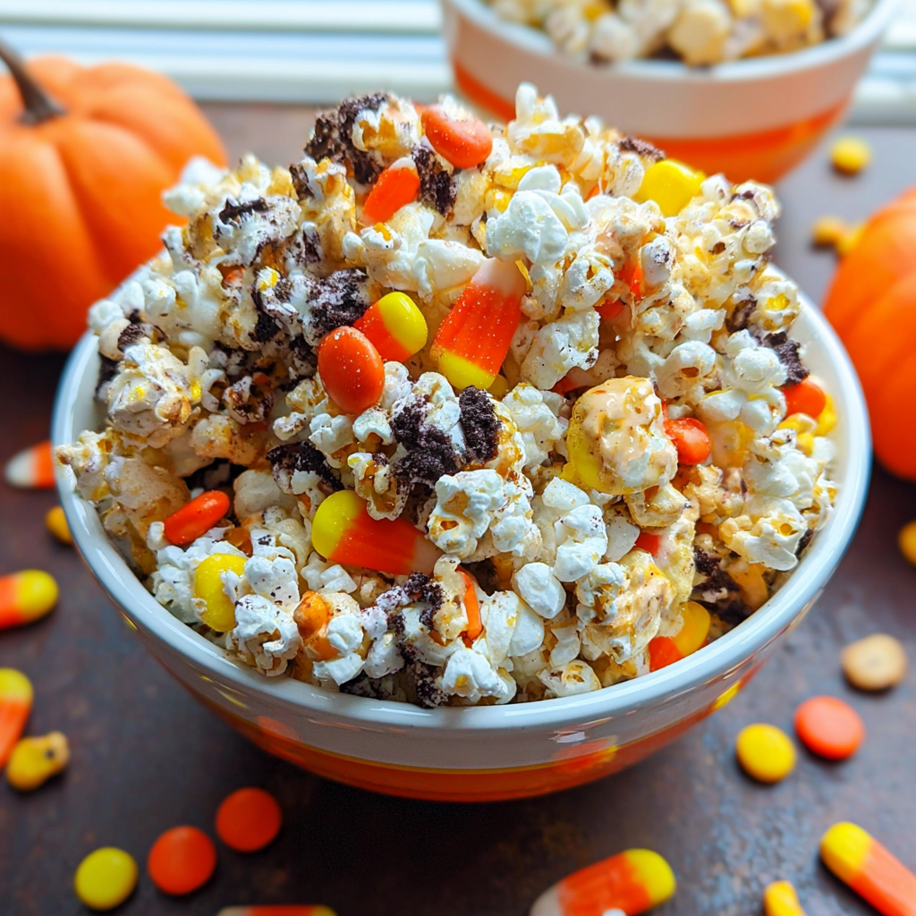 🎃 Halloween Popcorn Mix – Easy, Sweet & Spooky Snack Recipe