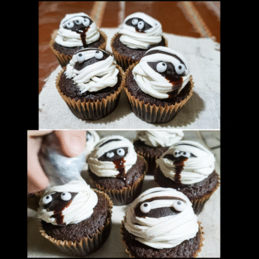 Cupcakes Momie Effrayants – Recette Facile et Décoration Halloween Originale