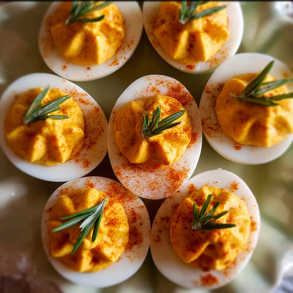 Pumpkin Deviled Eggs Recipe – Easy & Festive Fall Appetizer for Halloween or Thanksgiving