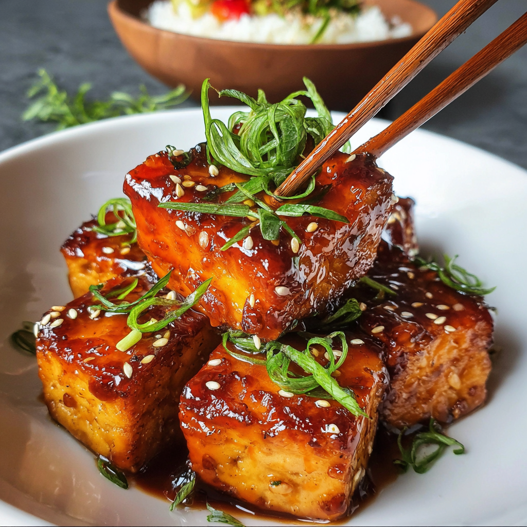 Sticky Glazed Tofu Recipe – Crispy, Flavor-Packed, and Easy to Make