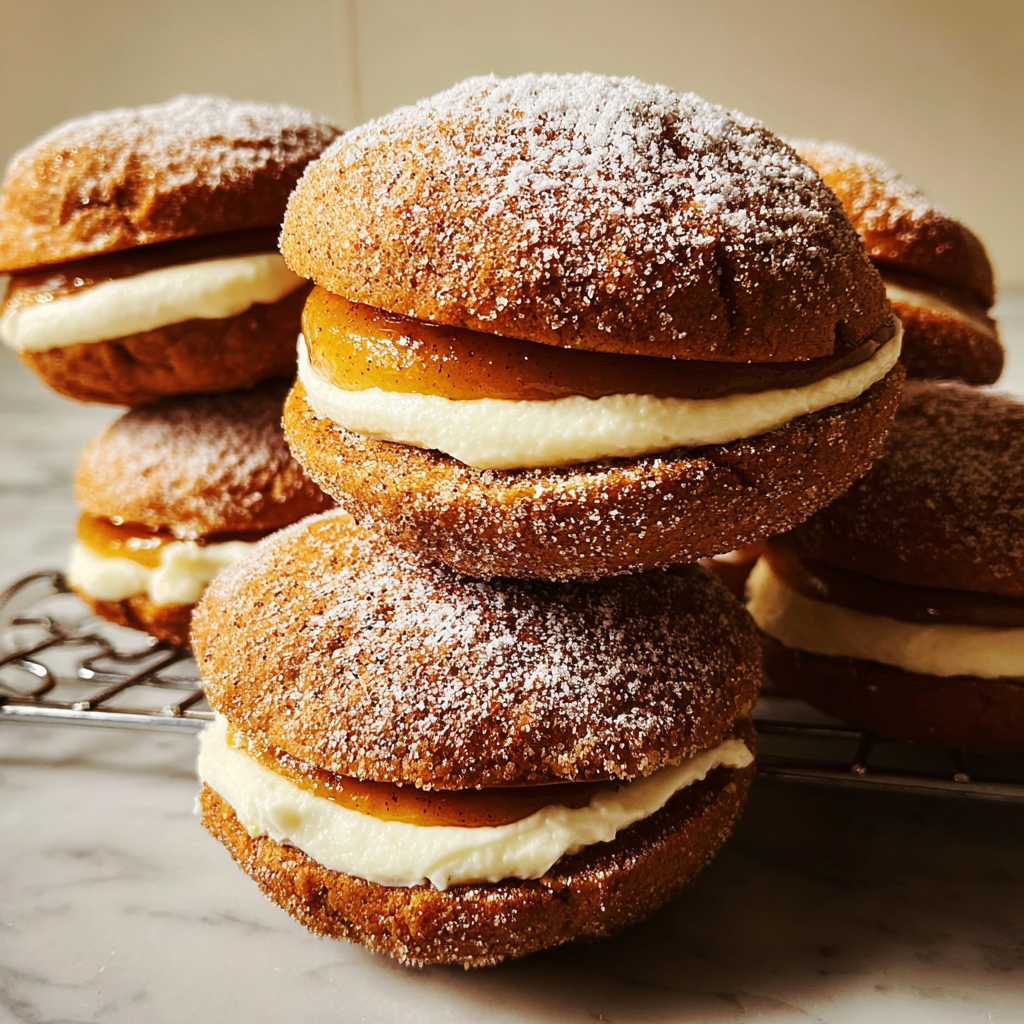 Irresistible Apple Cider Whoopie Pies – Soft, Spiced & Perfect for Fall