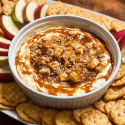 Caramel Apple Cheesecake Dip Recipe | Easy Fall Dessert for Parties