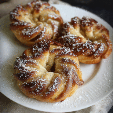 How to Make Viral Apple Pastry Rings – Easy Puff Pastry Apple Rings Recipe