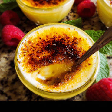 Lemon Brûlée Posset Recipe – Creamy Citrus Dessert with Caramelized Sugar Topping