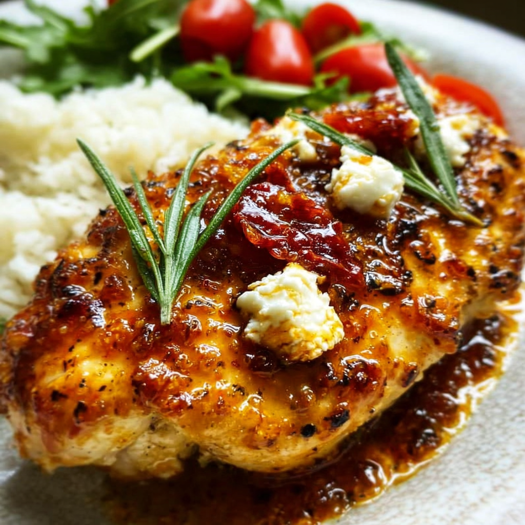 Hot Honey Feta Chicken – Crispy, Spicy & Sweet Dinner Recipe