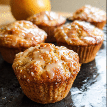 Pear and Ginger Chai Muffins with Oat Streusel Topping