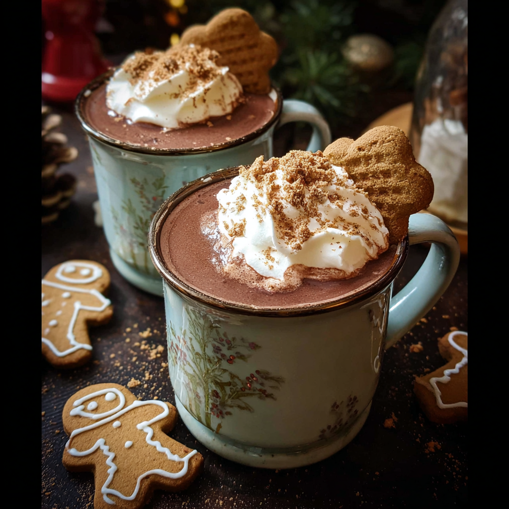 Gingerbread Hot Chocolate Recipe – Cozy Winter Drink with Spices & Cocoa