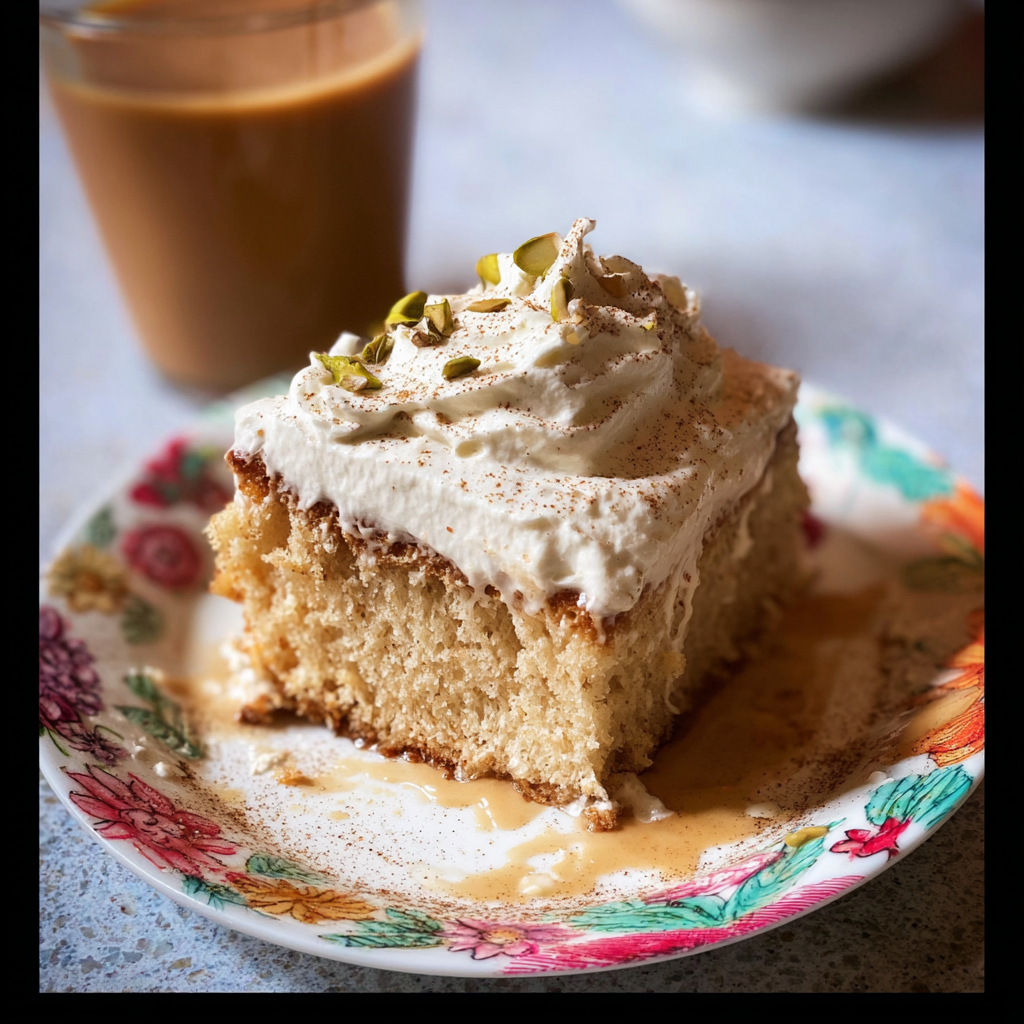 Chai Tea Tres Leches Cake Recipe | Spiced Fusion Dessert with Masala Chai