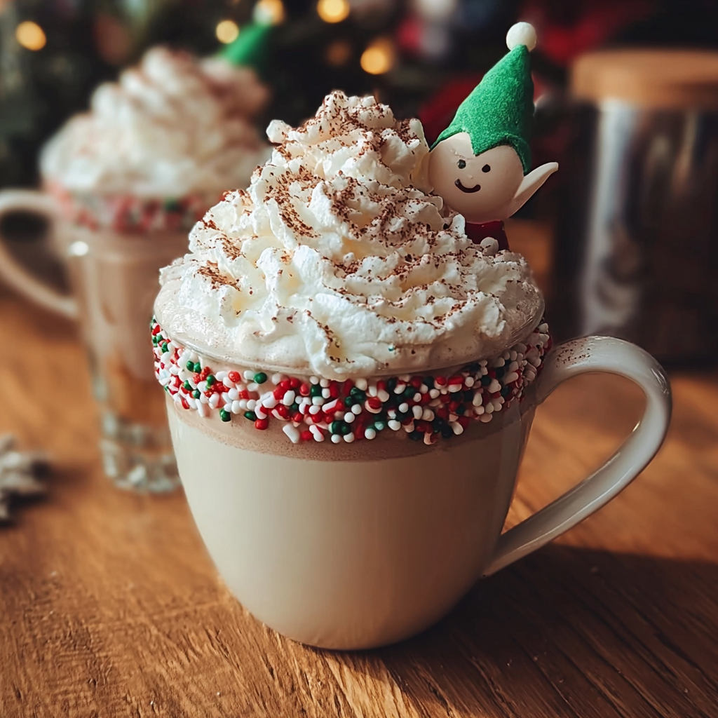 Christmas Elf Hot Chocolate: Festive Cozy Trend Drink Recipe for the Holiday Season