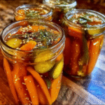 Hot Honey Pickled Carrots – Sweet, Spicy & Easy Pickling Recipe