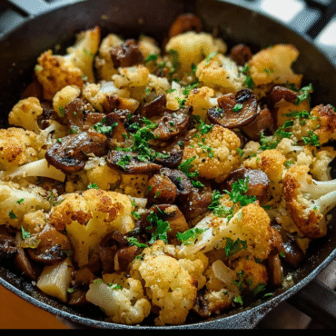 Easy Cauliflower Mushroom Skillet – Healthy One-Pan Recipe in 20 Minutes
