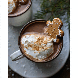 Gingerbread Hot Chocolate Recipe – Cozy Winter Drink with Spices & Cocoa