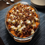 Southern Maple Sweet Potato Casserole – A Sweet & Savory Holiday Classic