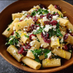 Feta and Cranberry Rigatoni Salad