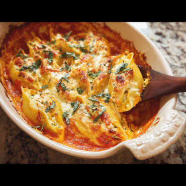 Creamy Pumpkin Ricotta Stuffed Shells | Cozy Fall Pasta Bake