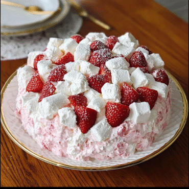 Strawberry Shortcake Fluff Salad – Easy No-Bake Dessert for Summer & Holidays