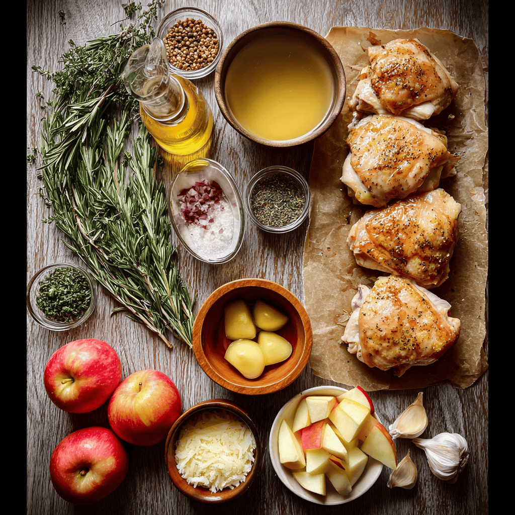 Rosemary Apple Cider Chicken – Easy Fall Dinner Recipe