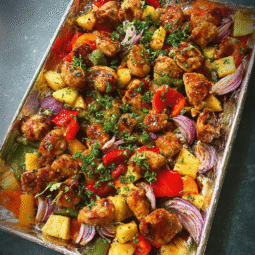 Easy Hawaiian Chicken Sheet Pan Dinner – Sweet & Savory Weeknight Meal