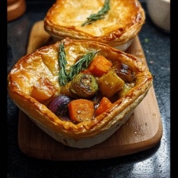 Roasted Autumn Vegetable Pot Pies | Cozy Vegetarian Fall Dinner Recipe