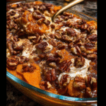 Southern Maple Sweet Potato Casserole – A Sweet & Savory Holiday Classic