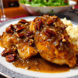 Maple Bourbon Pecan Chicken – Sweet, Savory, and Southern-Inspired